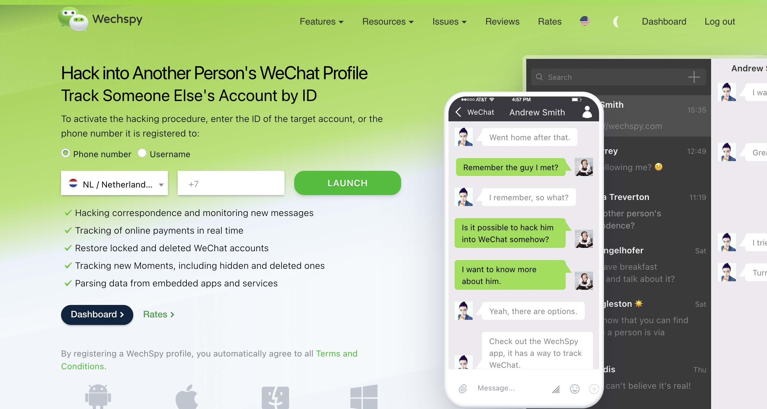 WechSpy поможет прочитать переписку супруга или супруги в WeChat